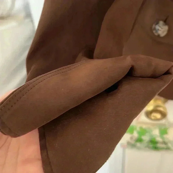 Talbots suede brown jacket size 10 - Picture 4 of 7